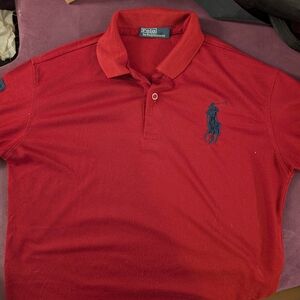 Polo by Ralph Lauren Men's Vibrant Red Polo Shirt